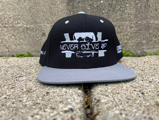 Never Give Up ( the light) Snapback Hat